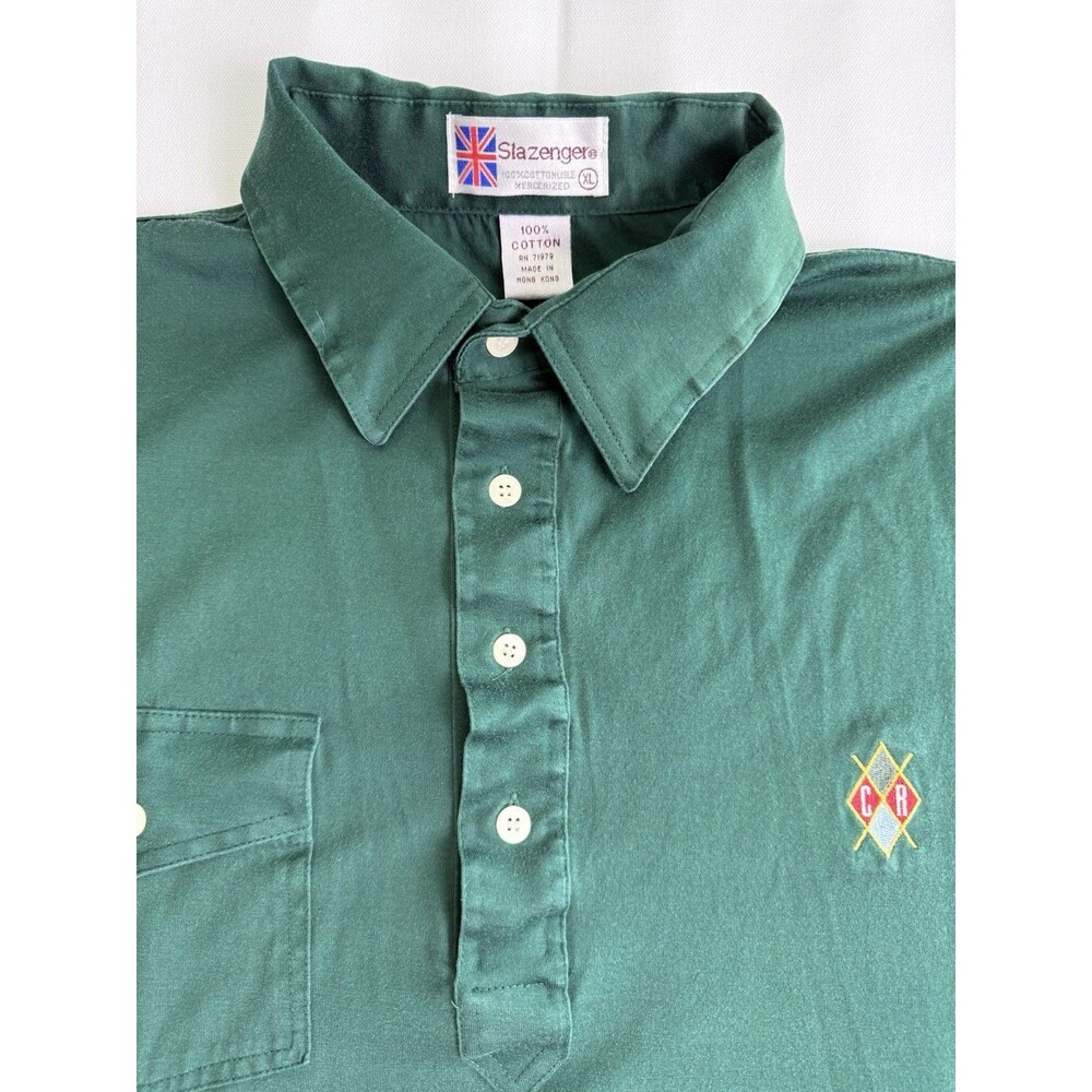 Slazenger Men's Vintage Polo Shirt green